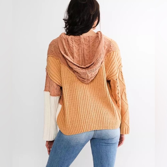 MISS ME Chenille Hooded Cardigan Sweater - Picture 2 of 7